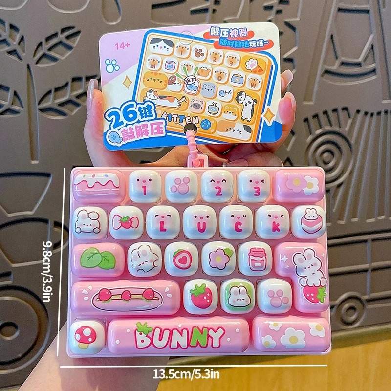 Phone Accessories Charms - 26 tasti anti-stress a forma di