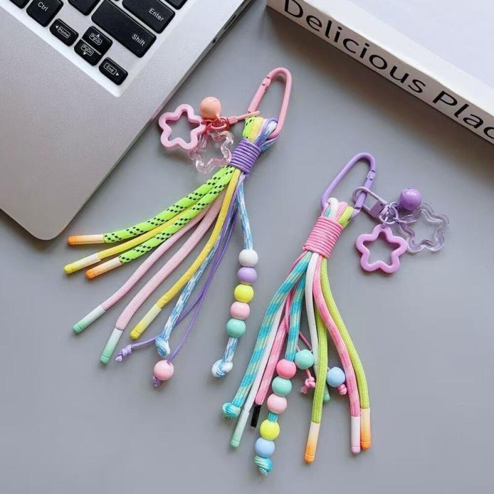 Phone Accessories For Boys - Ciondolo colorato intrecciato alla moda Ciondolo