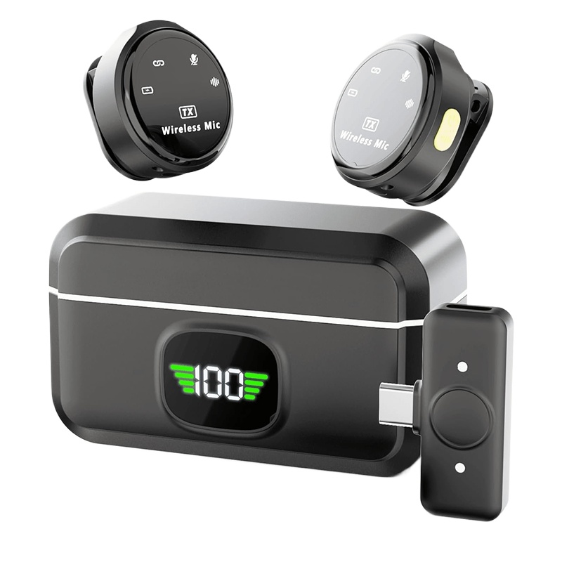 Type C Adapter - Microfono Lavalier Wireless per iPhone e