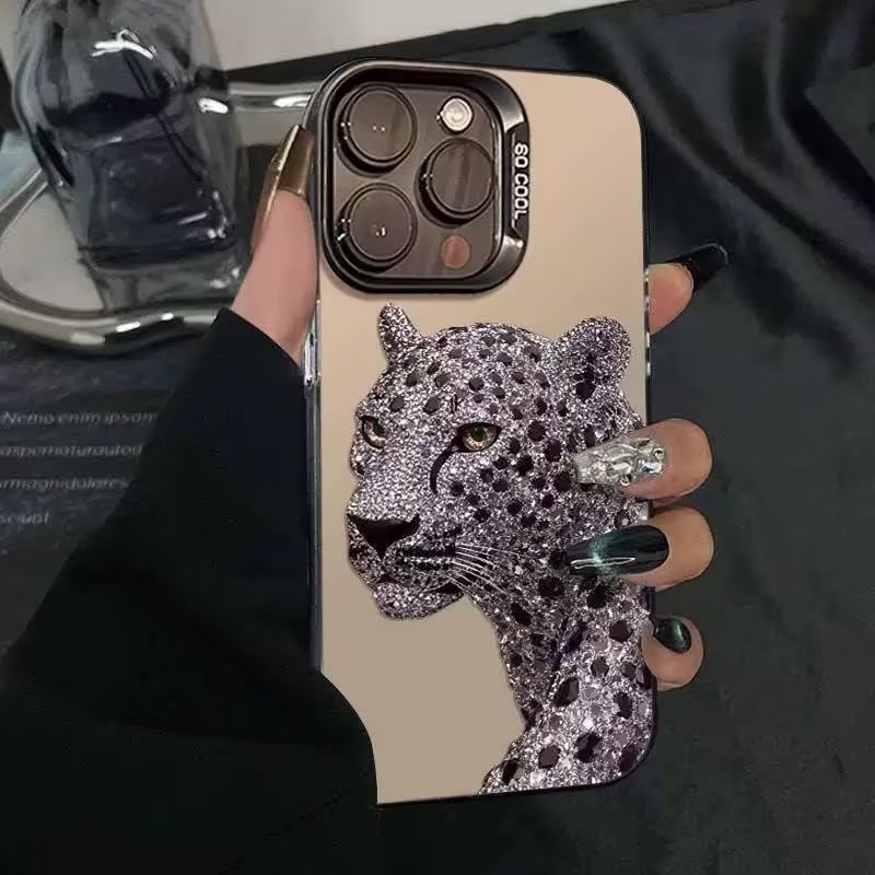 Xo Phone Accessories - Cover per iPhone IMD Olografica Argento