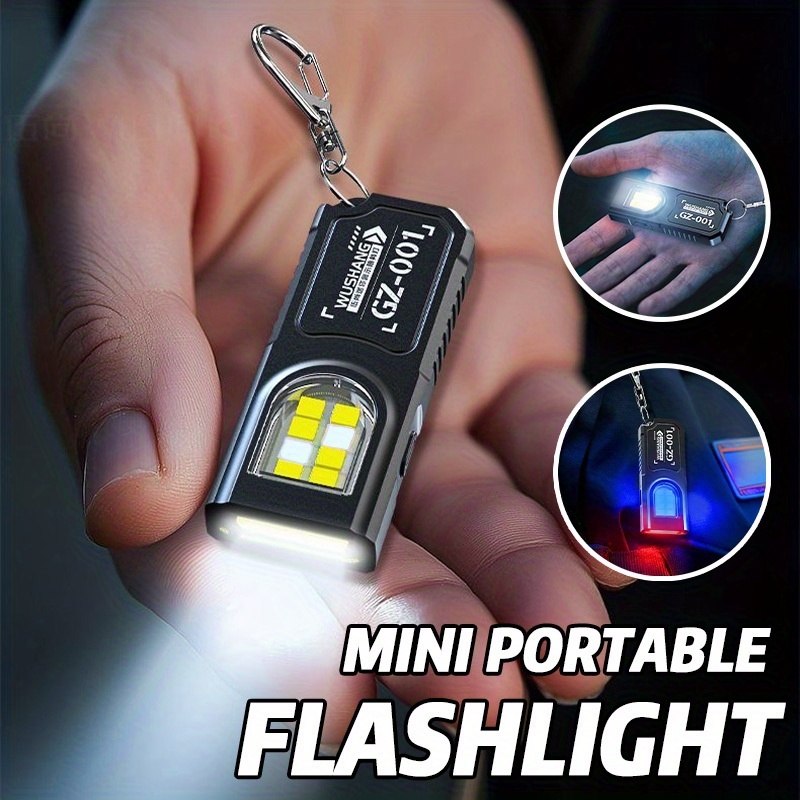 Type C Adapter - Potente Mini Torcia LED COB Portachiavi,