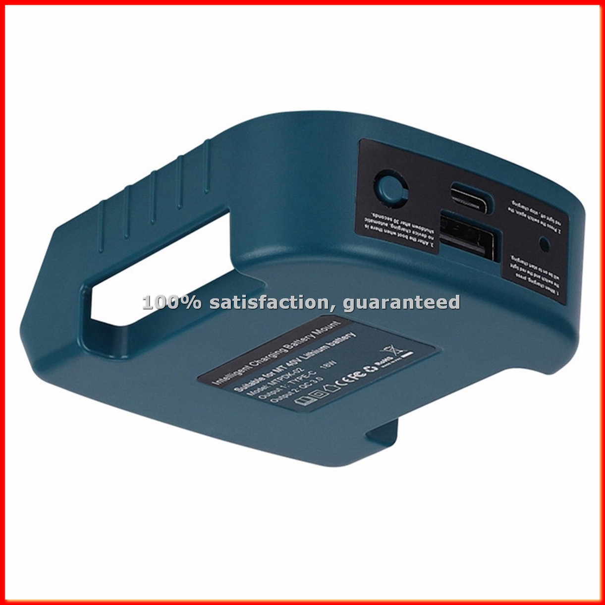 Type C Adapter - Adattatore Caricabatterie USB per Batteria Li-Ion