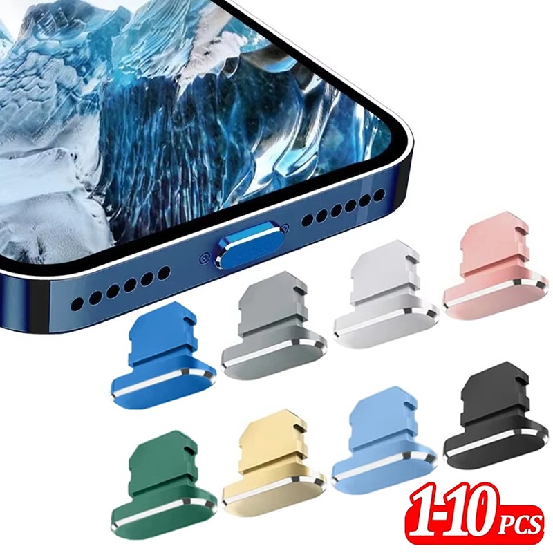Phone Accessories Online - 2-10 Pezzi Tappo Antipolvere in Metallo