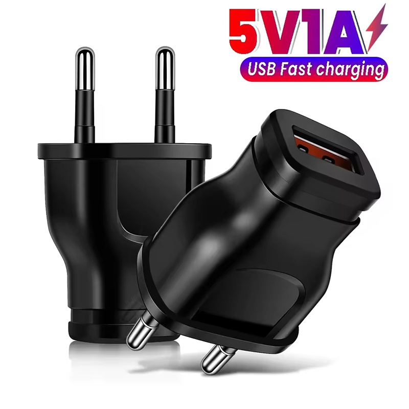 Phone Accessories Supplier - Adattatore Caricabatterie USB Portatile 5V 1A,