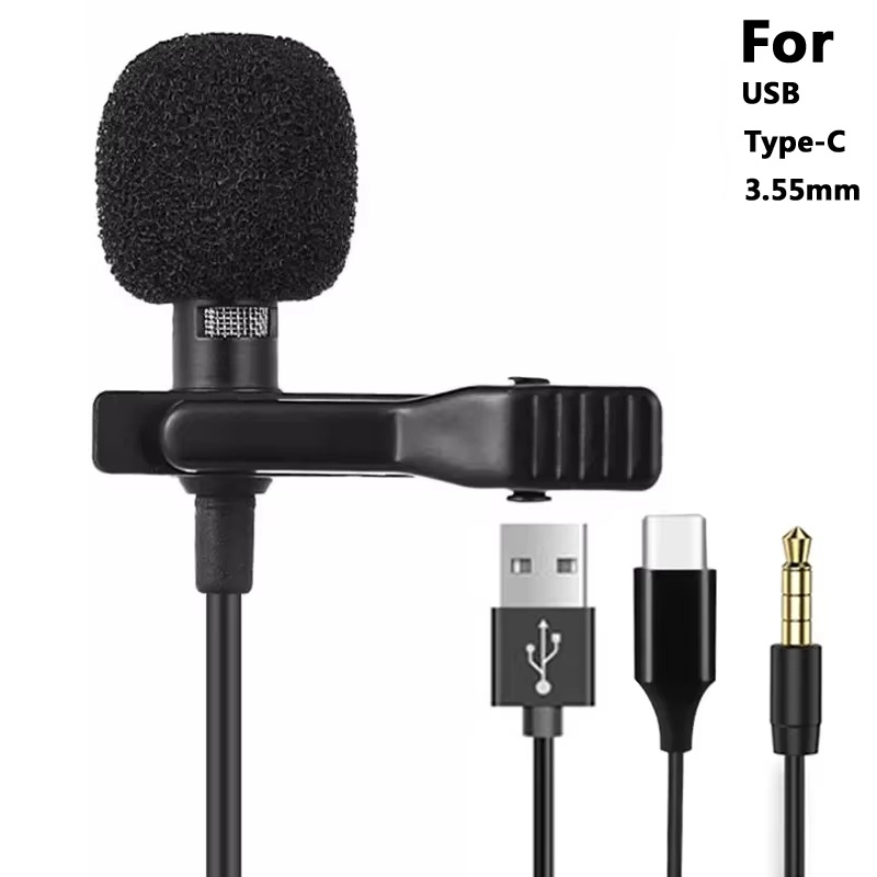 Mini microfono lavalier portat - Type C Adapter recensione e prezzo
